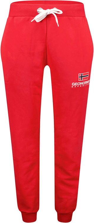 Czerwone spodnie Geographical Norway w sportowym stylu