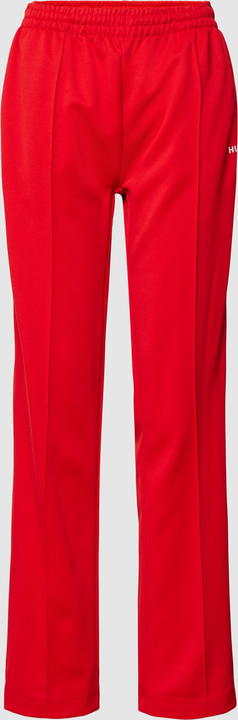 Czerwone spodnie Hugo Boss w sportowym stylu