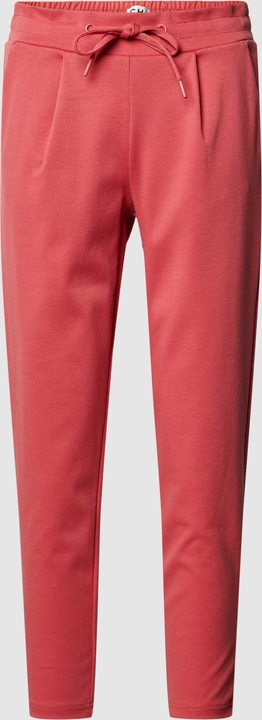 Czerwone spodnie Ichi w stylu casual