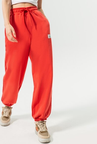 Czerwone spodnie Jordan w stylu casual