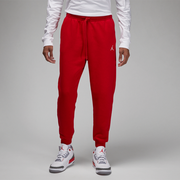 Czerwone spodnie Jordan z dresówki