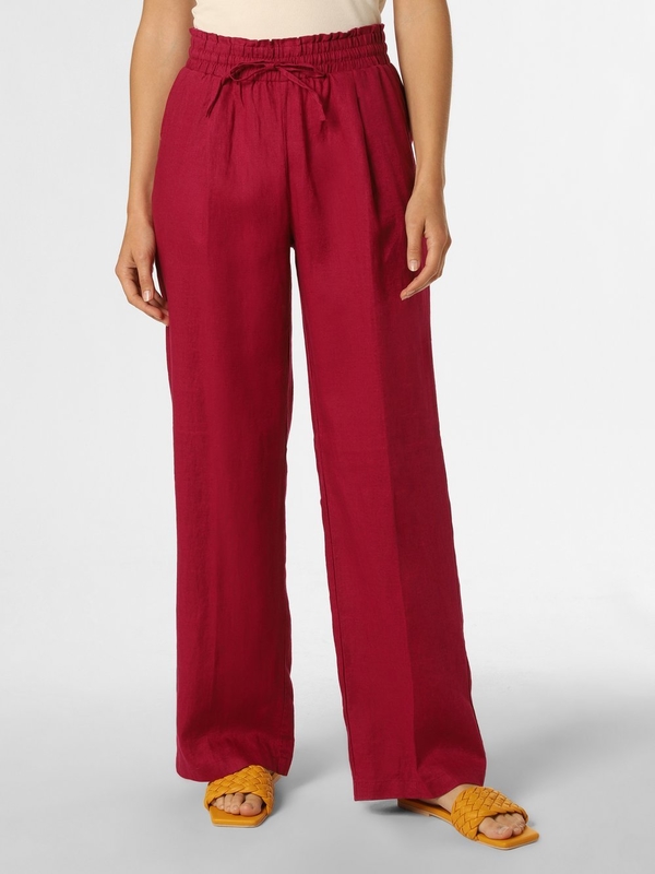 Czerwone spodnie Opus w stylu retro