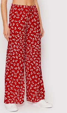 Czerwone spodnie Ralph Lauren w stylu boho