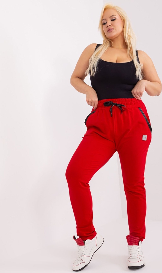 Czerwone spodnie sportowe 5.10.15 w stylu casual