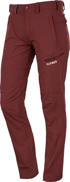 Czerwone spodnie sportowe Alpinus