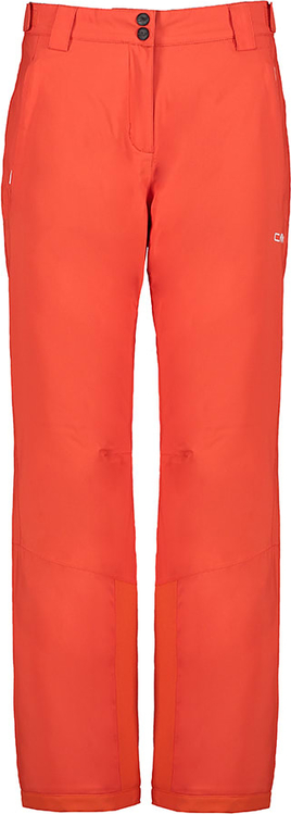 Czerwone spodnie sportowe CMP z tkaniny
