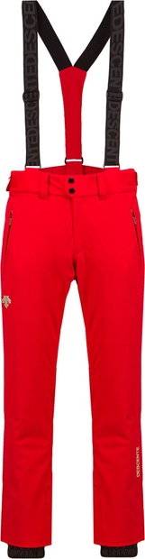 Czerwone spodnie sportowe Descente z tkaniny w sportowym stylu