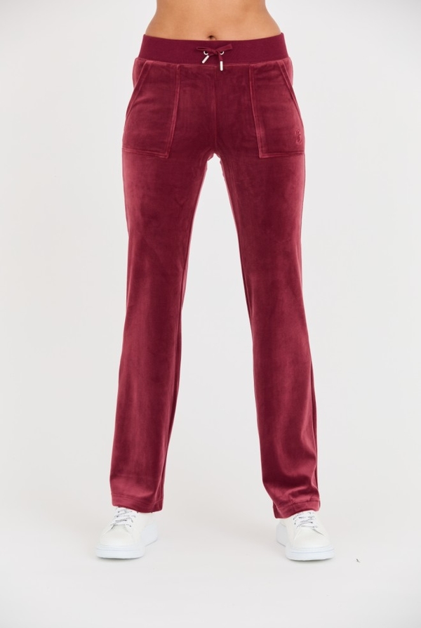 Czerwone spodnie sportowe Juicy Couture w stylu casual