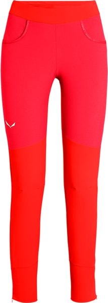 Czerwone spodnie sportowe Salewa w sportowym stylu