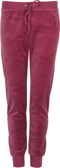 Czerwone spodnie ubierzsie.com z tkaniny