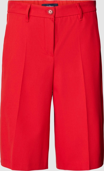 Czerwone szorty Gardeur w stylu casual