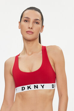 Czerwony biustonosz DKNY
