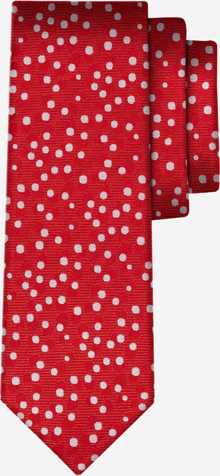 Czerwony krawat lambert