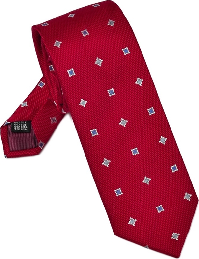 Czerwony krawat Van Thorn