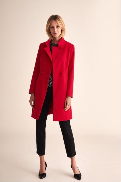 Czerwony płaszcz Tatuum w stylu casual