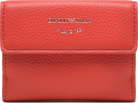 Czerwony portfel Emporio Armani