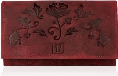 Czerwony portfel Paolo Peruzzi