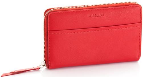 Czerwony portfel valentini