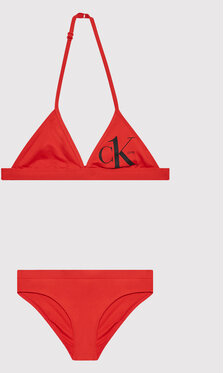 Czerwony strój kąpielowy Calvin Klein