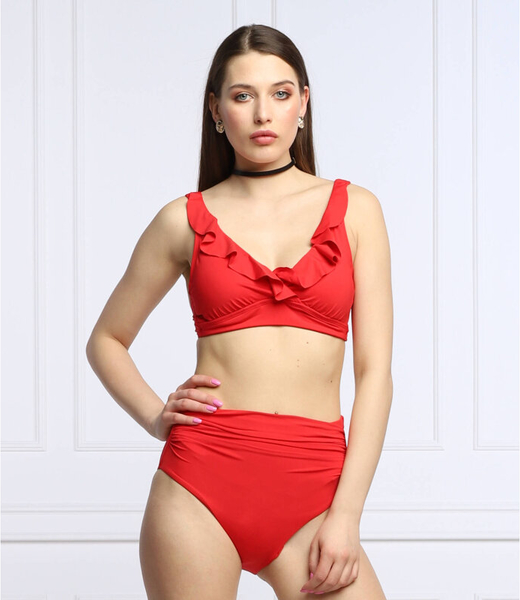 Czerwony strój kąpielowy POLO RALPH LAUREN w stylu casual