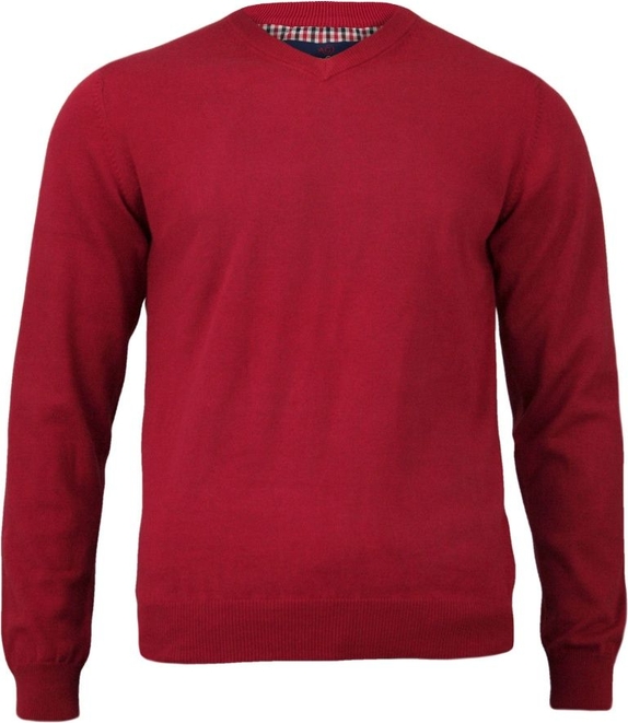 Czerwony sweter Adriano Guinari w stylu casual