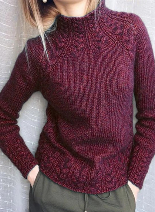 Czerwony sweter Attirra
