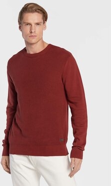 Czerwony sweter Brave Soul w stylu casual