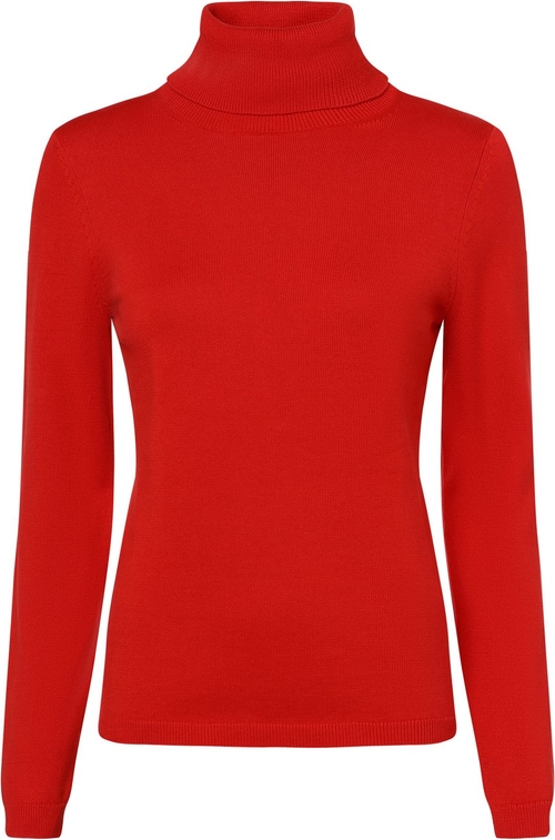 Czerwony sweter brookshire z bawełny