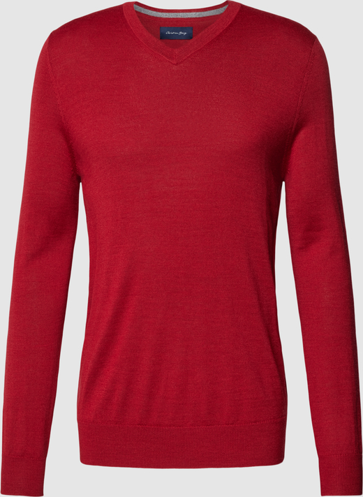 Czerwony sweter Christian Berg