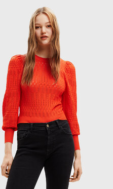 Czerwony sweter Desigual