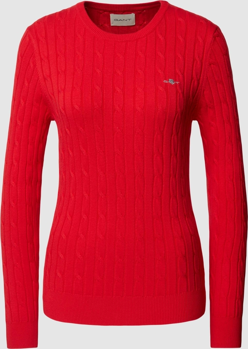 Czerwony sweter Gant