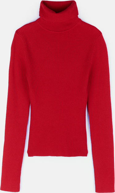 Czerwony sweter Gate w stylu casual