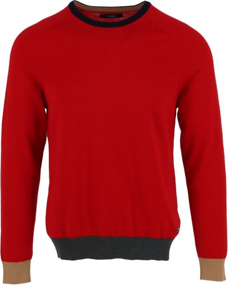 Czerwony sweter Gaudi z bawełny