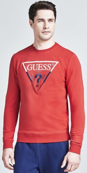Czerwony sweter Guess