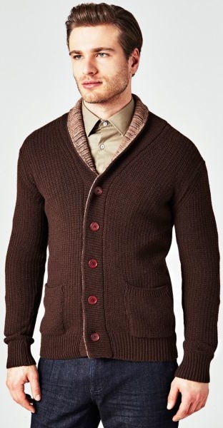 Czerwony sweter Guess by Marciano w stylu casual