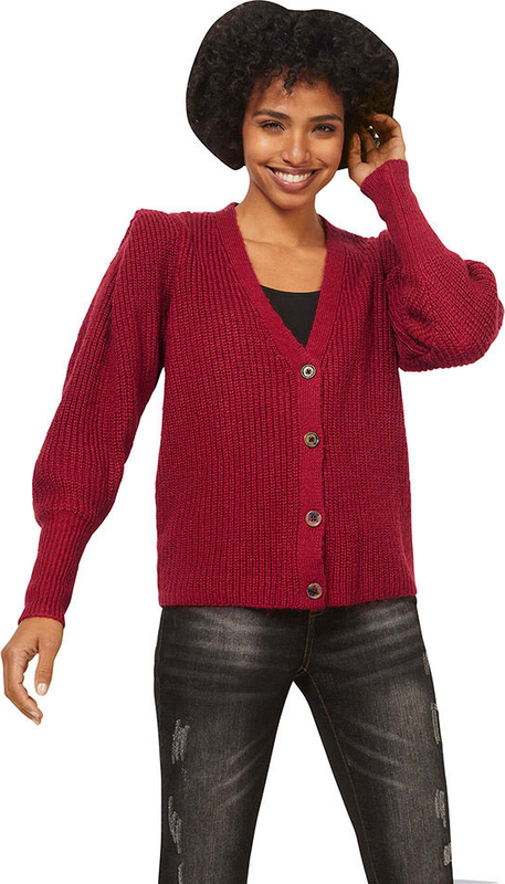 Czerwony sweter Heine