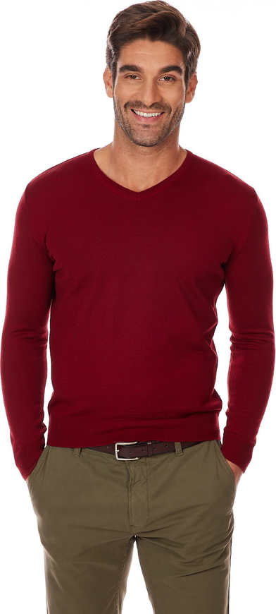 Czerwony sweter Lanieri Fashion