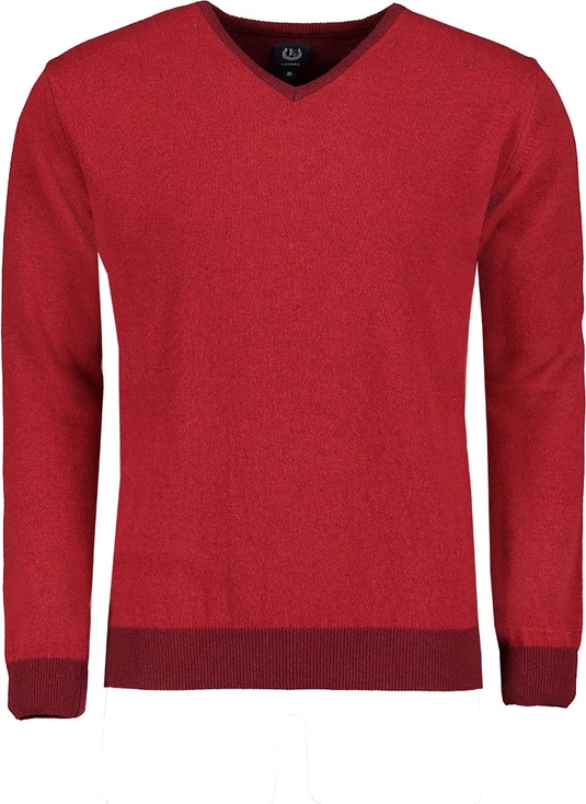 Czerwony sweter Lavard w stylu casual