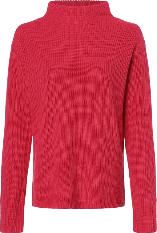 Czerwony sweter Marie Lund w stylu casual z bawełny