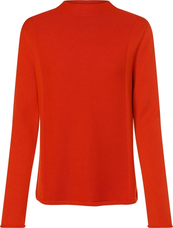 Czerwony sweter Marie Lund w stylu casual z bawełny