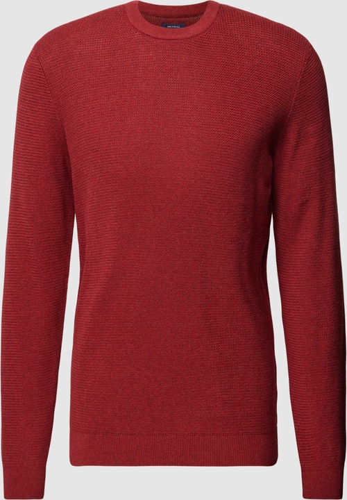 Czerwony sweter McNeal z bawełny