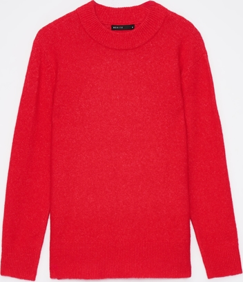 Czerwony sweter Mohito w stylu casual