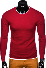 Czerwony sweter Ombre Clothing