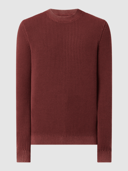 Czerwony sweter Q/s Designed By - S.oliver z bawełny