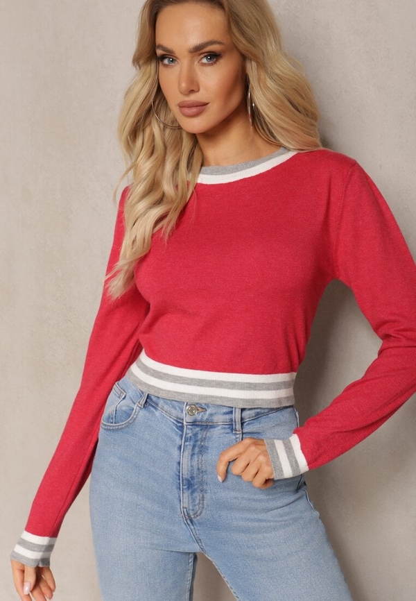 Czerwony sweter Renee