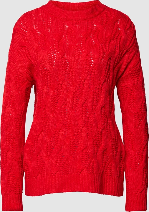 Czerwony sweter S.Oliver z wełny