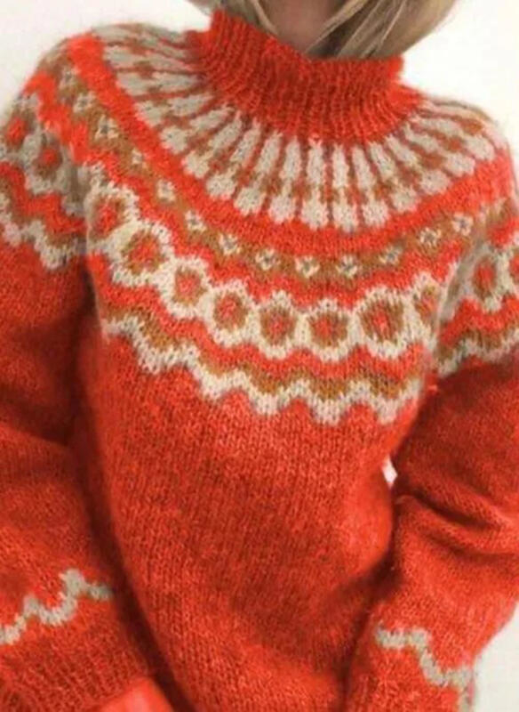 Czerwony sweter Sandbella