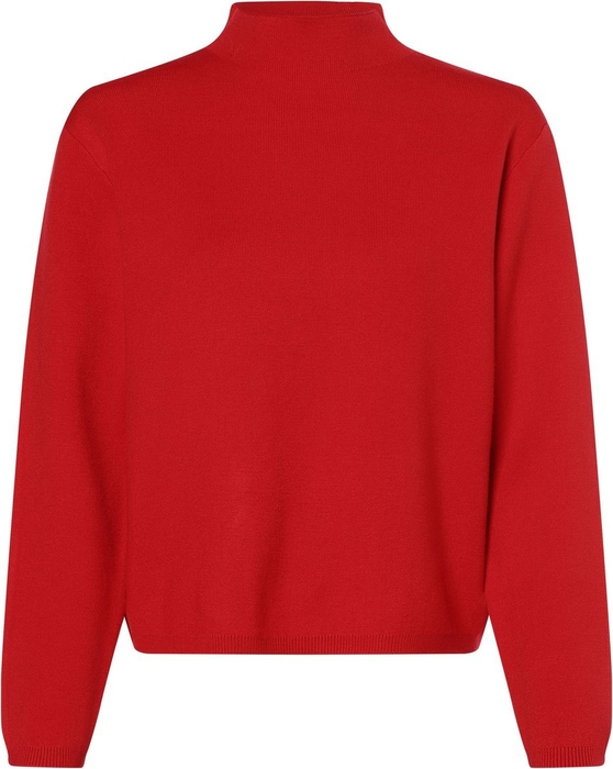 Czerwony sweter Selected Femme z dzianiny