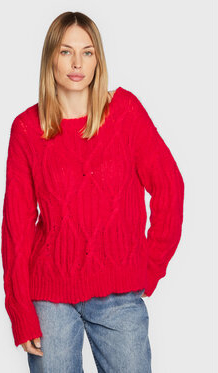 Czerwony sweter Twinset