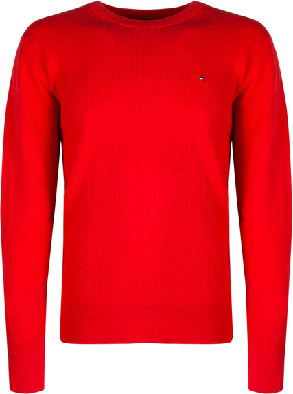 Czerwony sweter ubierzsie.com w stylu casual